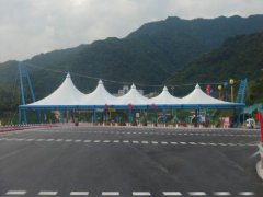 膜結構收費站3